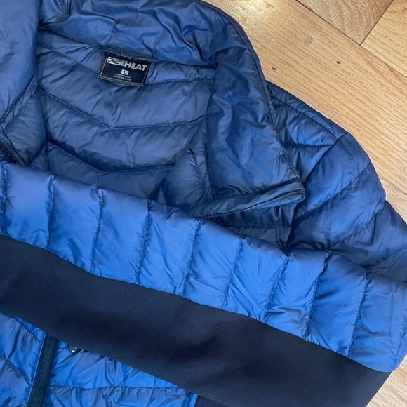 32 Degrees: Heat Women's Mixed Media Jacket, Blue (Size L) - Picture 5 of 5